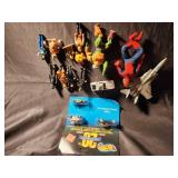 Mixed Toy Figures & Hot Wheels Cars Mixed Lot