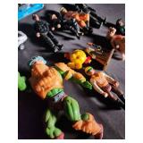 Mixed Toy Figures & Hot Wheels Cars Mixed Lot
