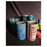 Vintage Kool-Aid, Tang, Fun Face & Popeye Drink Mix Packets with Collectible Containers (Lot of 20)