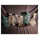Antique & Vintage Glass Bottles and Jars (Lot of 8)