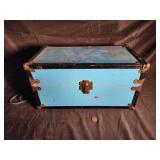 Vintage Cass Toys Doll Wardrobe Trunk with Hangers & Clothes