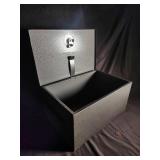 Vintage Steel Locking Storage Box
