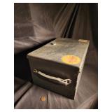 Vintage Steel Locking Storage Box