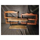 Rustic Wooden Wall Shelves (Lot of 3)