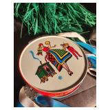 Mixed Vintage Toys, Dolls & Wooden Blocks