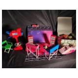 Assorted Doll Playset Accessories, Figures & Furniture