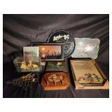 Mixed Decorative Wall Art, Trays & Display Pieces (Lot of 10)