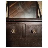 Vintage Ornate Vanity Dresser with Mirror