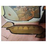 Mixed Media Fish Wall Art Set (Lot of 4)