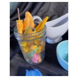 Mixed Ceramic & Glass Serving Ware Lot of 13