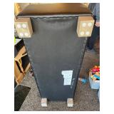 Black Tufted Storage Bench Ottoman with Lift Top