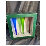 Colorful Art Glass Bud Vases (Lot of 6)