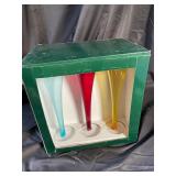 Colorful Art Glass Bud Vases (Lot of 6)
