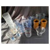 Coca-Cola, Pabst Blue Ribbon & Tiki Glasses (Lot of 11)