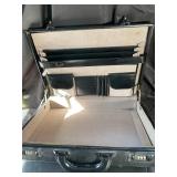 Black Hard-Sided Combination Briefcase Carrying Case