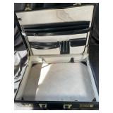 Black Hard-Sided Combination Briefcase Carrying Case