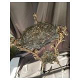 Ornate Floral Metal Plant Stand