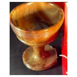 Stone Goblet Set of 4 with Original Box