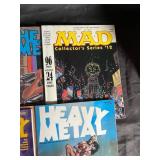 Heavy Metal & MAD Magazine Assortment (Lot of 10)