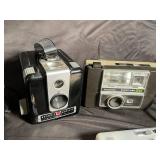 Olympus, Brownie Hawkeye, Keystone Everflash & Polaroid Camera Lot of 6