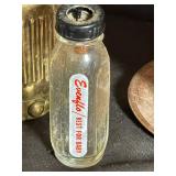 Skultuna 807 Brass Vessel, Oil Lamp & Mortar Set (Lot of 4)