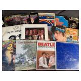 Classic Rock Vinyl Record Album Lot of 10 - Molly Hatchet, War, Beatles & More