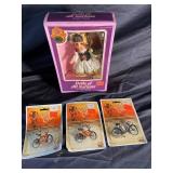 Dolls of All Nations Poland Doll & City Cycles Die-Cast Bikes (Lot of 4)