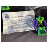 C3 Boys Creepy Renegade Robot Monster Figures & Dancing Indian Bear Cutout (Lot of 3)