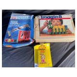 Indian Bead Loom Kit, Imagin-It Blocks & Old Maid Card Game (Lot of 3)