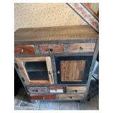 Rustic Mixed-Drawer Storage Cabinet 35 1/2 x 16 x 46 1/2 In