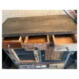 Rustic Mixed-Drawer Storage Cabinet 35 1/2 x 16 x 46 1/2 In