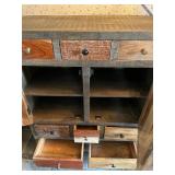Rustic Mixed-Drawer Storage Cabinet 35 1/2 x 16 x 46 1/2 In