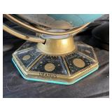 Decorative Globe & 3-Light Desk Lamp Set