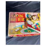 Linemar Battery Operated Sleeping Baby Bear Toy With Original Box