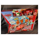 Disney Pixar Cars 2 Drag Strip Playset with 2 Cars