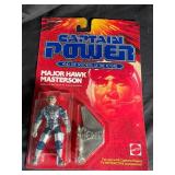 Captain Power Power On Energizer & Major Hawk Masterson Figure (Lot of 2)
