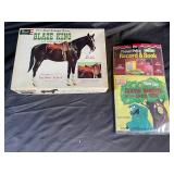 Revell Blaze King Horse Model Kit & Fisher-Price Sesame Street Record & Book (Lot of 2)