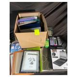 Mixed Lot of Assorted Office Supplies & Remote Controls
