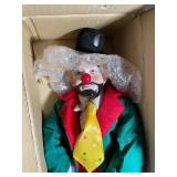 Porcelain Clown Doll Item No 7096852 in Box