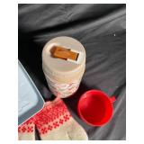 Strawberry Shortcake Tin Lunchbox with Thermos & Gloves (Lot of 4)