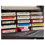 Vintage Cassette Tape Collection in Case (Lot of 12)