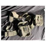 Military Web Gear Harness with Pouches