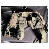 Military Web Gear Harness with Pouches