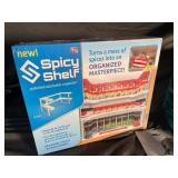 Rival Fondue Set, Spicy Shelf Organizer & Kitchen Gadgets (Lot of 5)