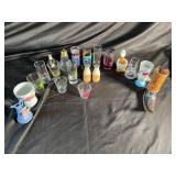 Mixed Souvenir Shot Glasses & Novelty Drinkware (Lot of 15)