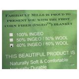 Faribault Mills Ingeo & Wool Blanket