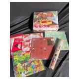 Mixed Lot of Vintage Games, Puzzles & Decor Rolls (Lot of 6)