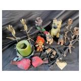 Mixed Decorative Figurines & Candle Holders (Lot of 10)