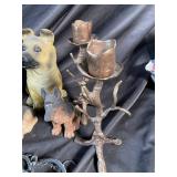 Mixed Decorative Figurines & Candle Holders (Lot of 10)