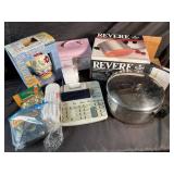 Tea For One Ceramic Set, Revere Cookware, Calculator & Assorted Housewares (Mixed Lot)